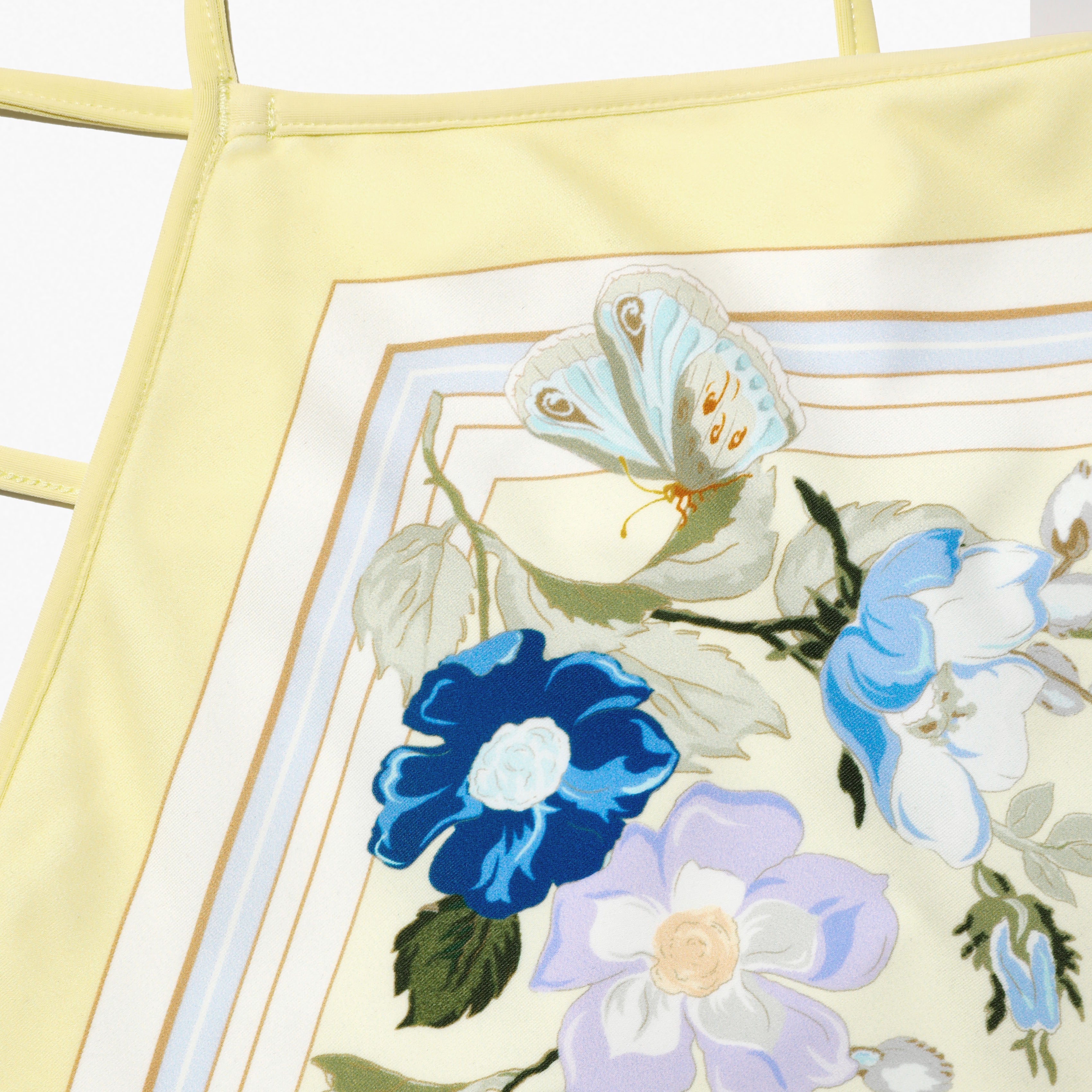 Yellow Floral Swimsuit