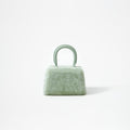Green Fluffy Bow Micro Bag