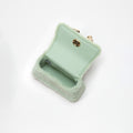 Green Fluffy Bow Micro Bag