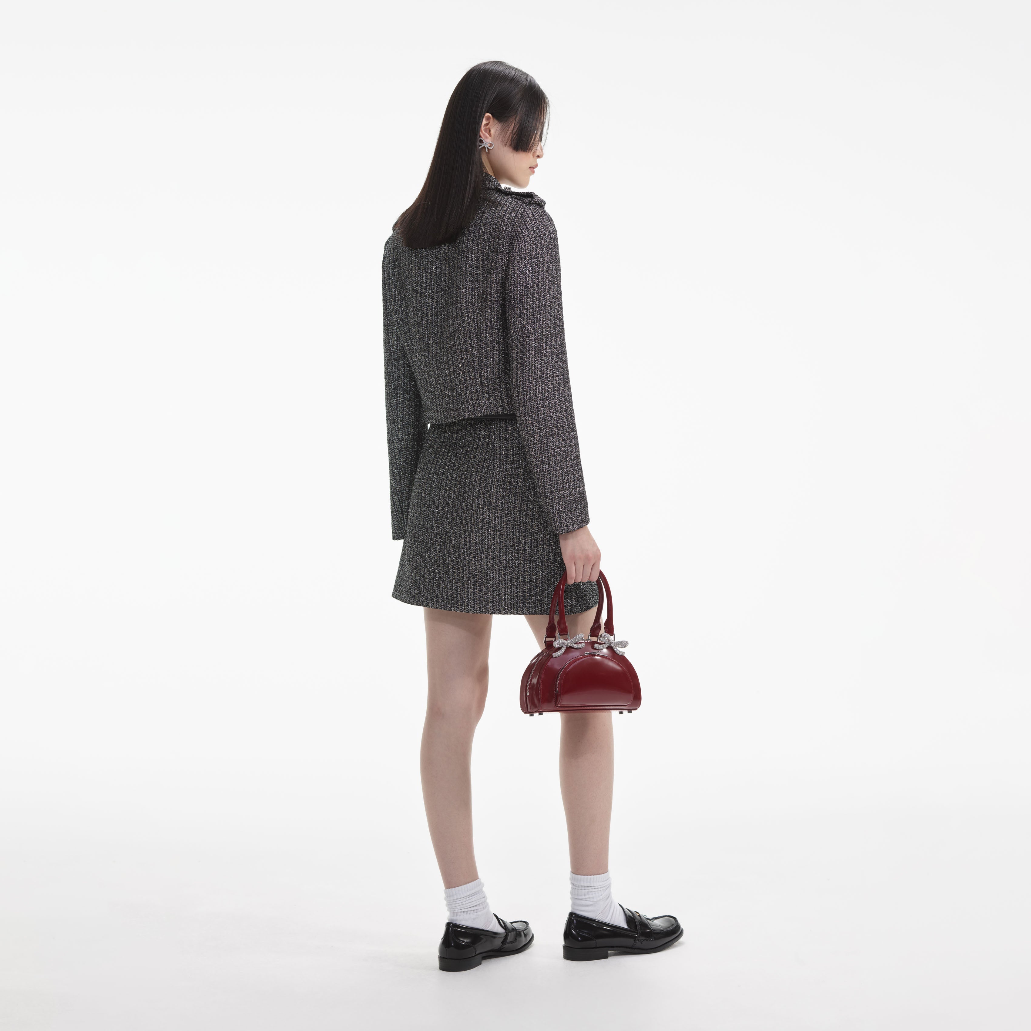 Metallic Boucle Jacket