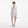 Pink Satin Bolero Jacket