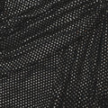 Black Rhinestone Mesh Top