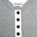 Grey Short Sleeve Knit Top