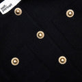 Black Boucle Fur Cuff Jacket