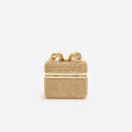 Gold Crystal Vanity Case