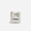 Silver Crystal Mini Bag
