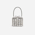 Silver Crystal Micro Bag