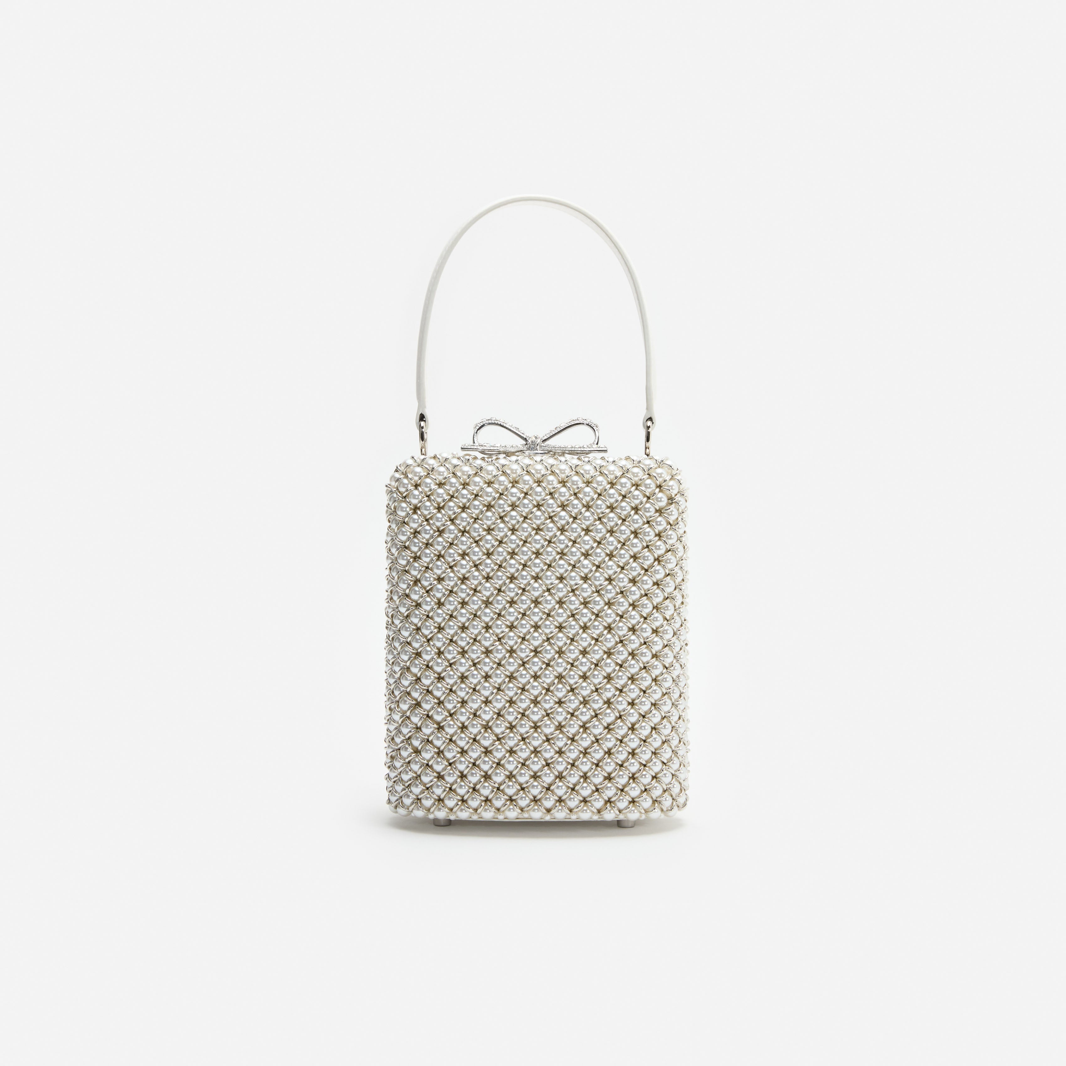 Pearl Embellished Mini Bag