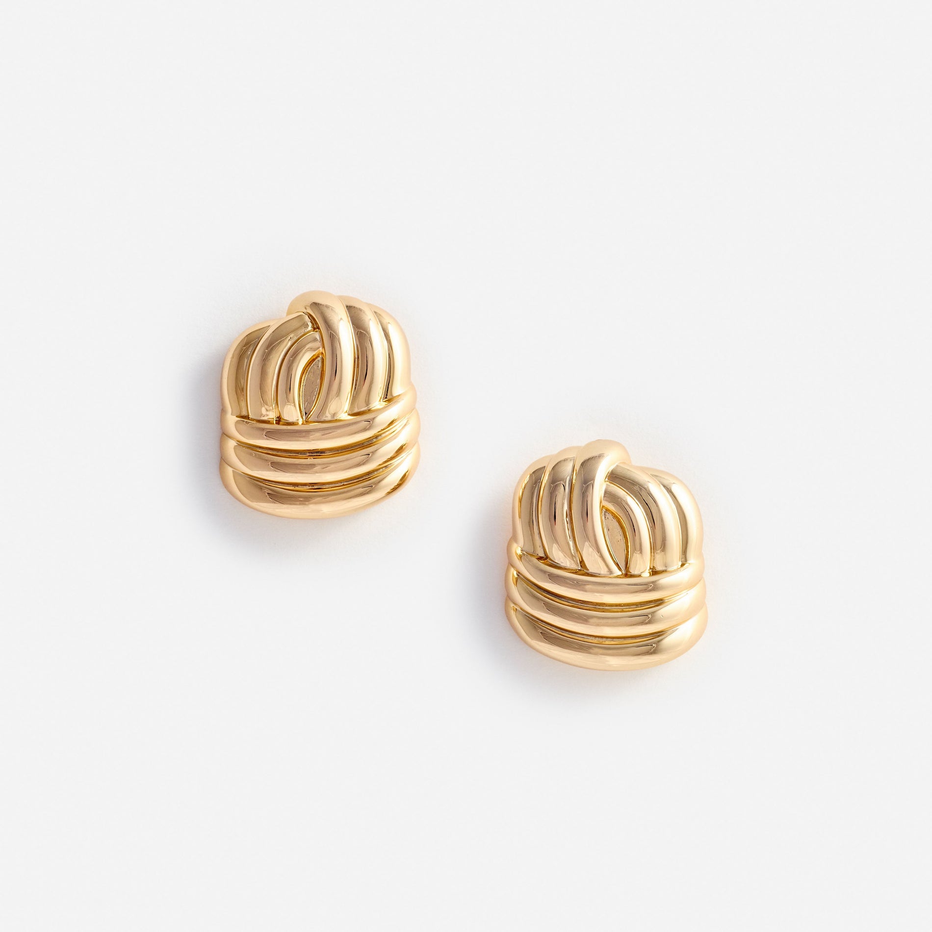 Gold Knot Earrings
