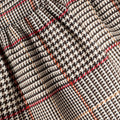 Brown Check Skirt