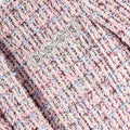 Pink Boucle Fur Jacket