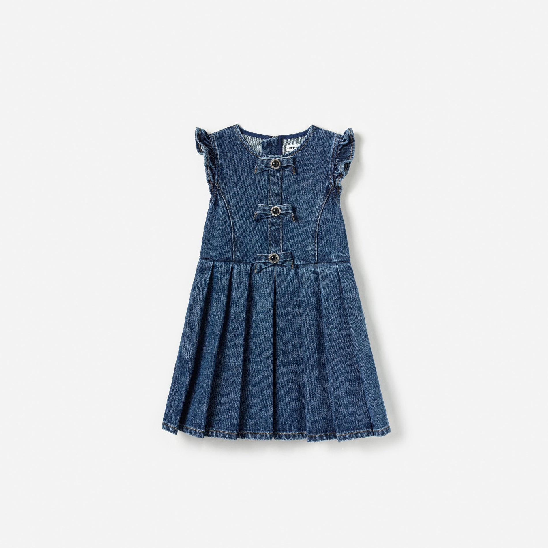 Flared Denim Dress