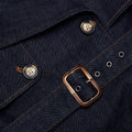 Indigo Denim Trench Coat