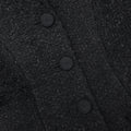 Black Tailored Boucle Maxi Dress