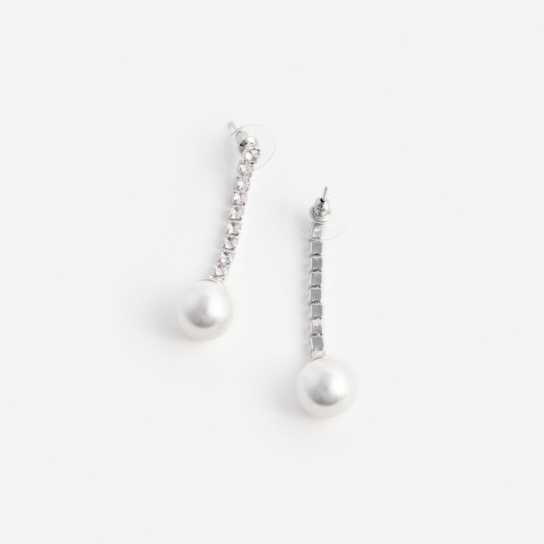 Crystal Pearl Droplet Earring