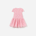 Pink Floral Lace Dress