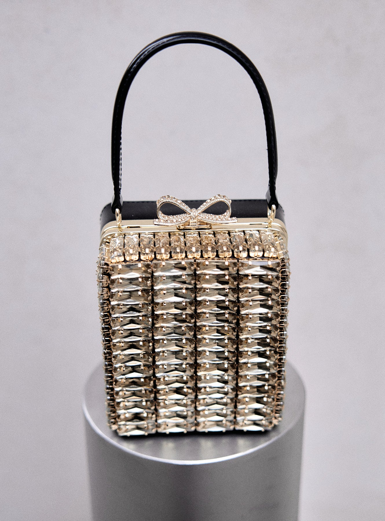 Gold Crystal Micro Bag