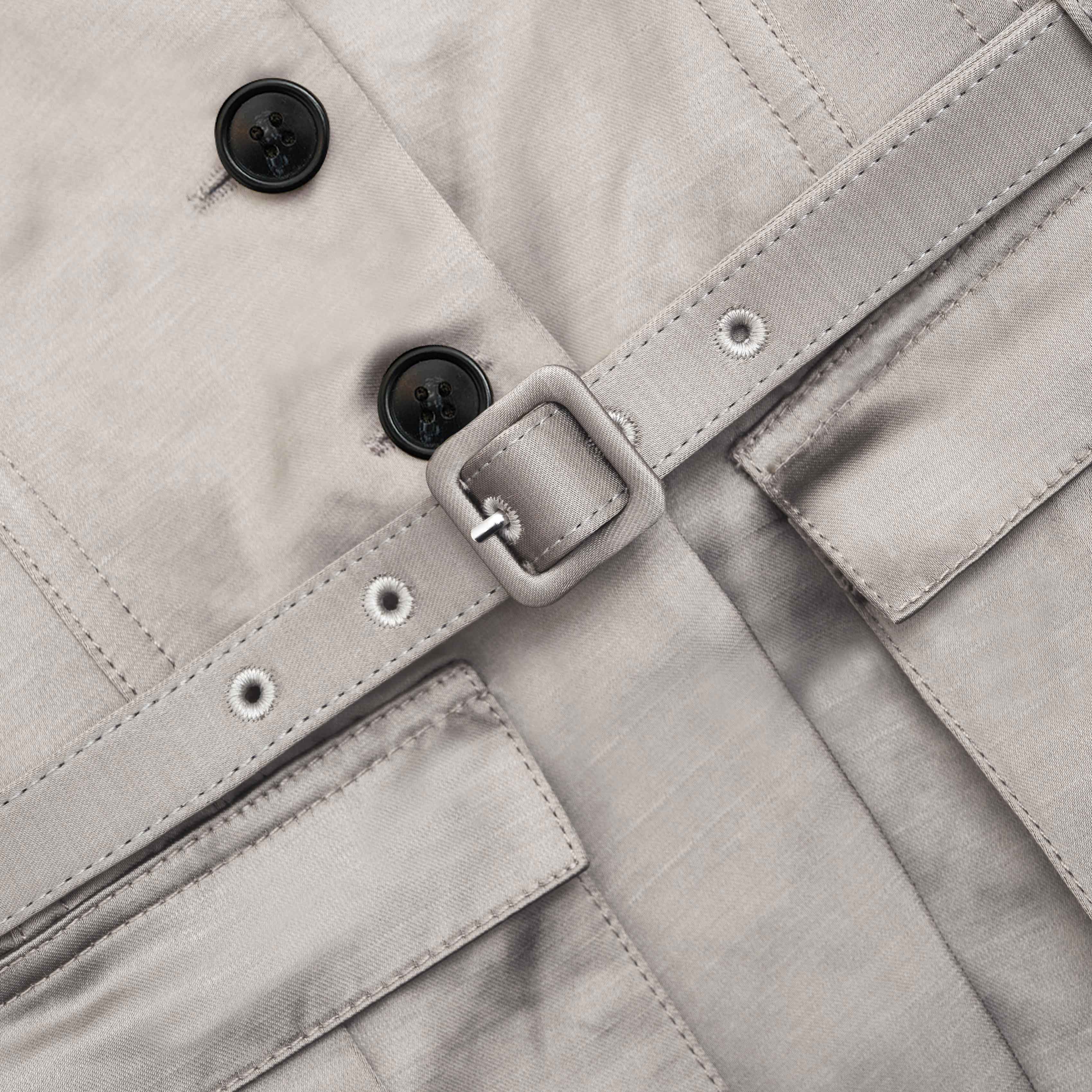 Taupe Satin Corset Top