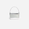 Silver Leather Micro Bag
