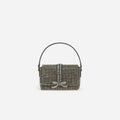 Multi Rhinestone Chainmail Micro Bag