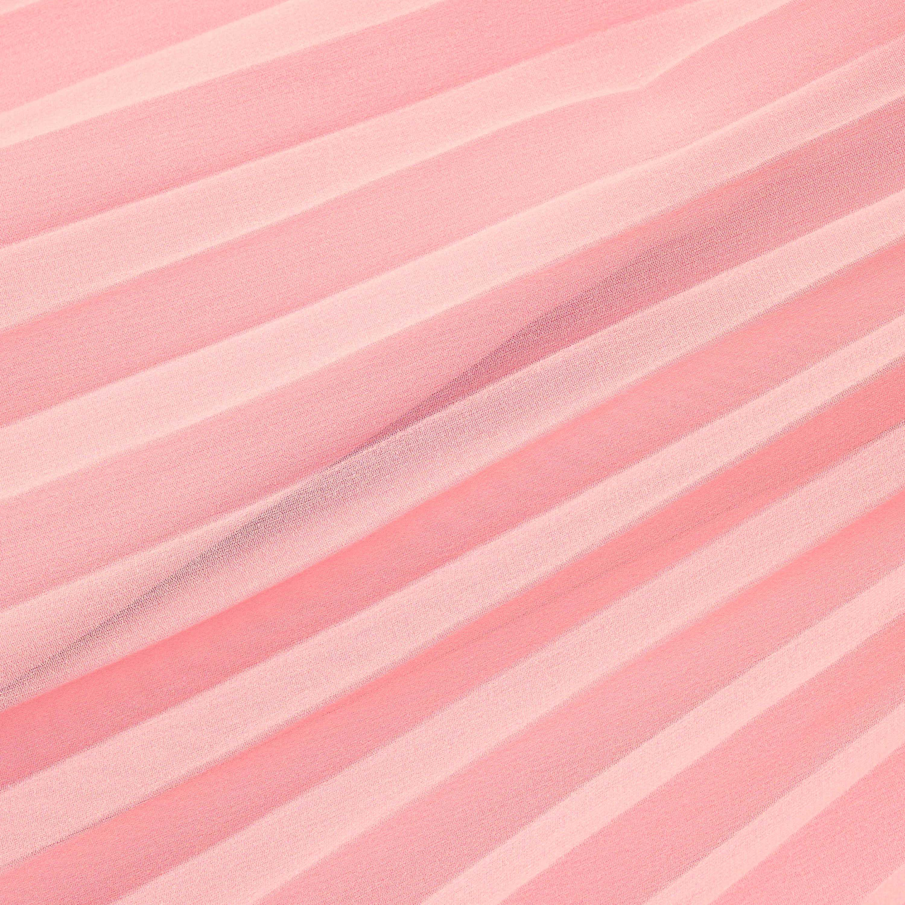 Pink Boucle Sequin Midi Dress