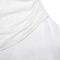 White Jersey Cut Out Midi Dress