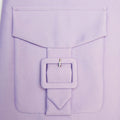 Lilac Taffeta Mini Dress