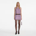 Lilac Chainmail Top