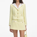 Yellow Boucle Skort