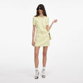 Yellow Boucle Mini Dress