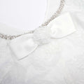 White Tulle Lace Mini Dress