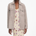 Grey Suede Jacket