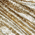 Gold Fil Coupe Mini Dress