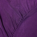 Purple Cut Out Viscose Knit Maxi Dress