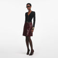 Black Viscose Knit Top