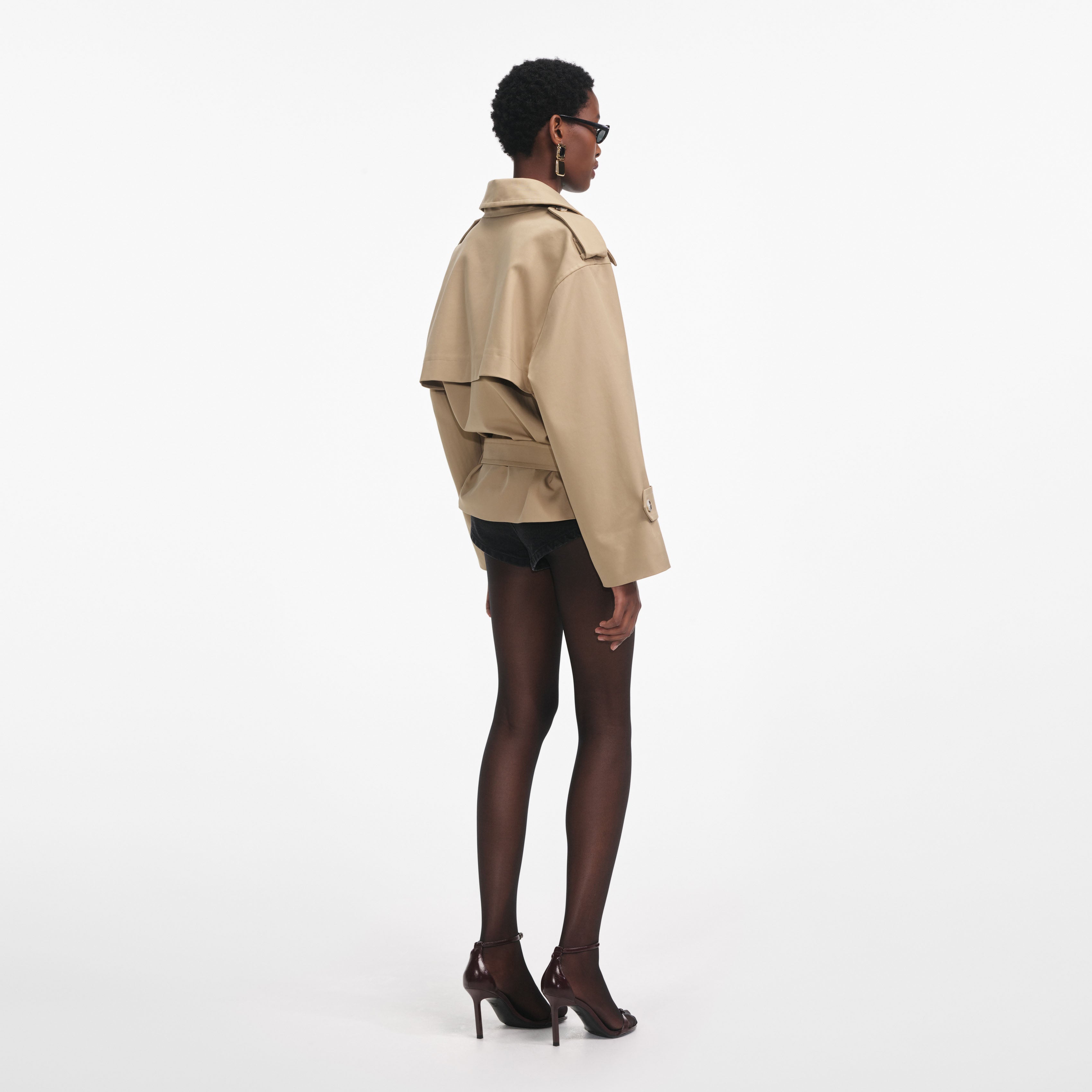 Beige Trench Jacket
