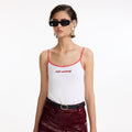 White Vest With Red SP Logo