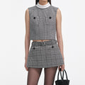 Houndstooth Skort