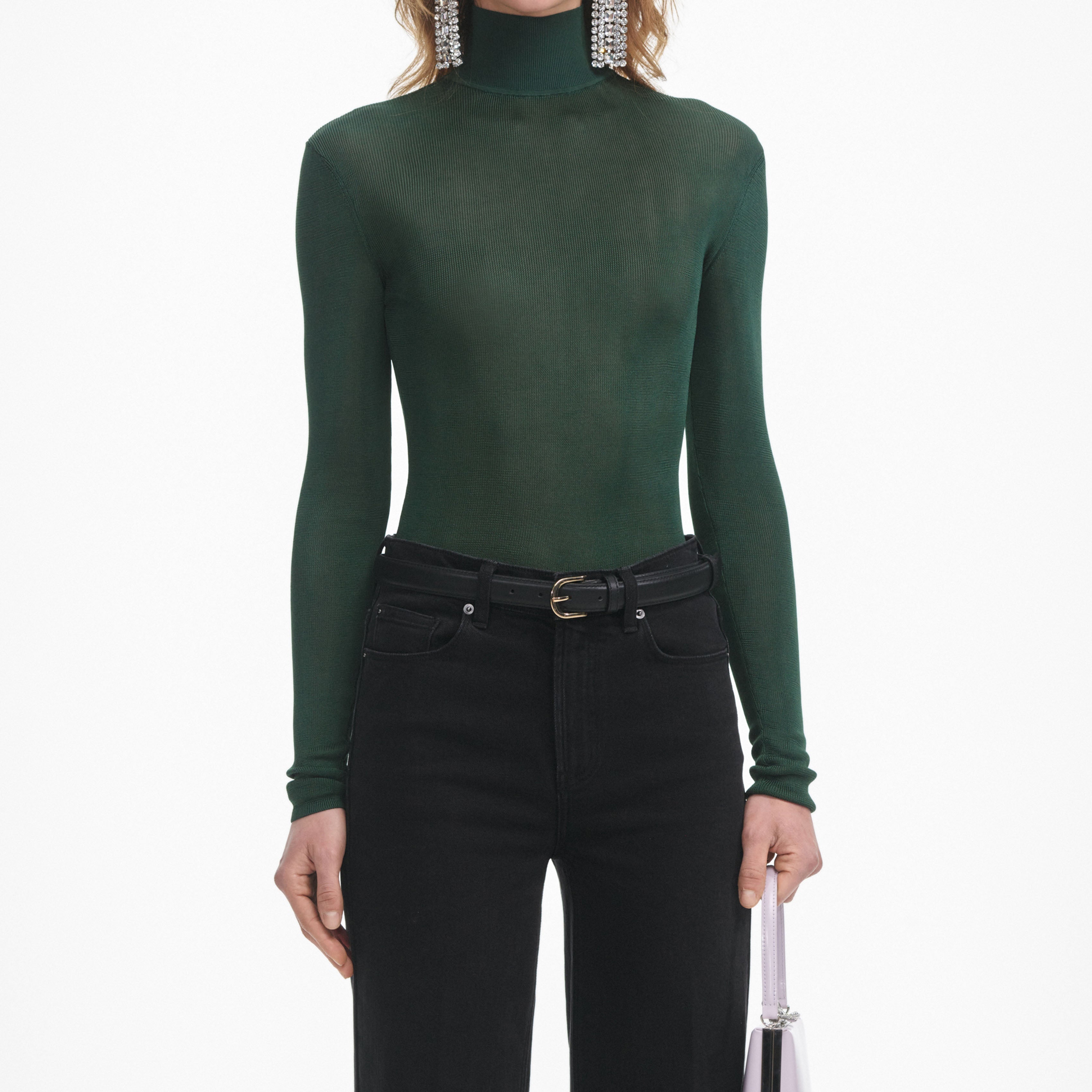 Black Flared Jeans