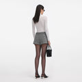 White Viscose Knit Top