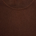 Brown Metallic Viscose Knit Top