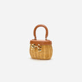 Rattan Bow Basket Bag