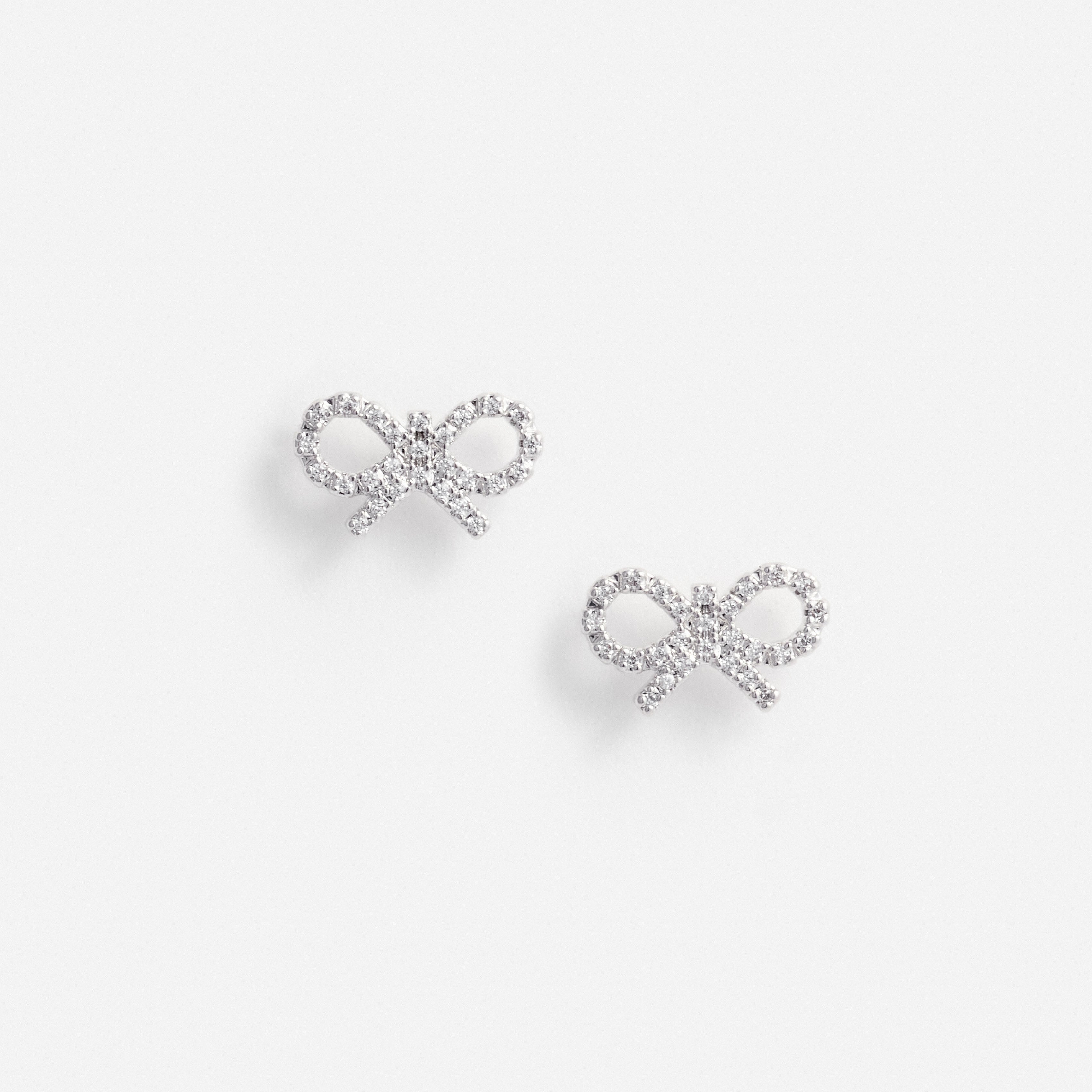 Micro Bow Earrings – self-portrait-EU