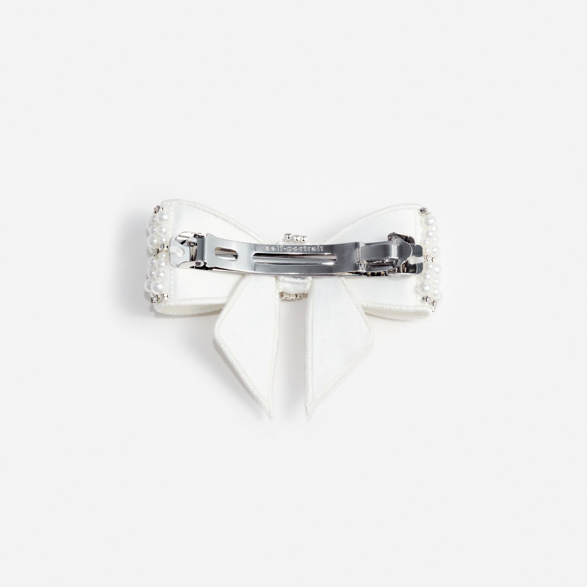 Pearl Crystal Bow Hairclip