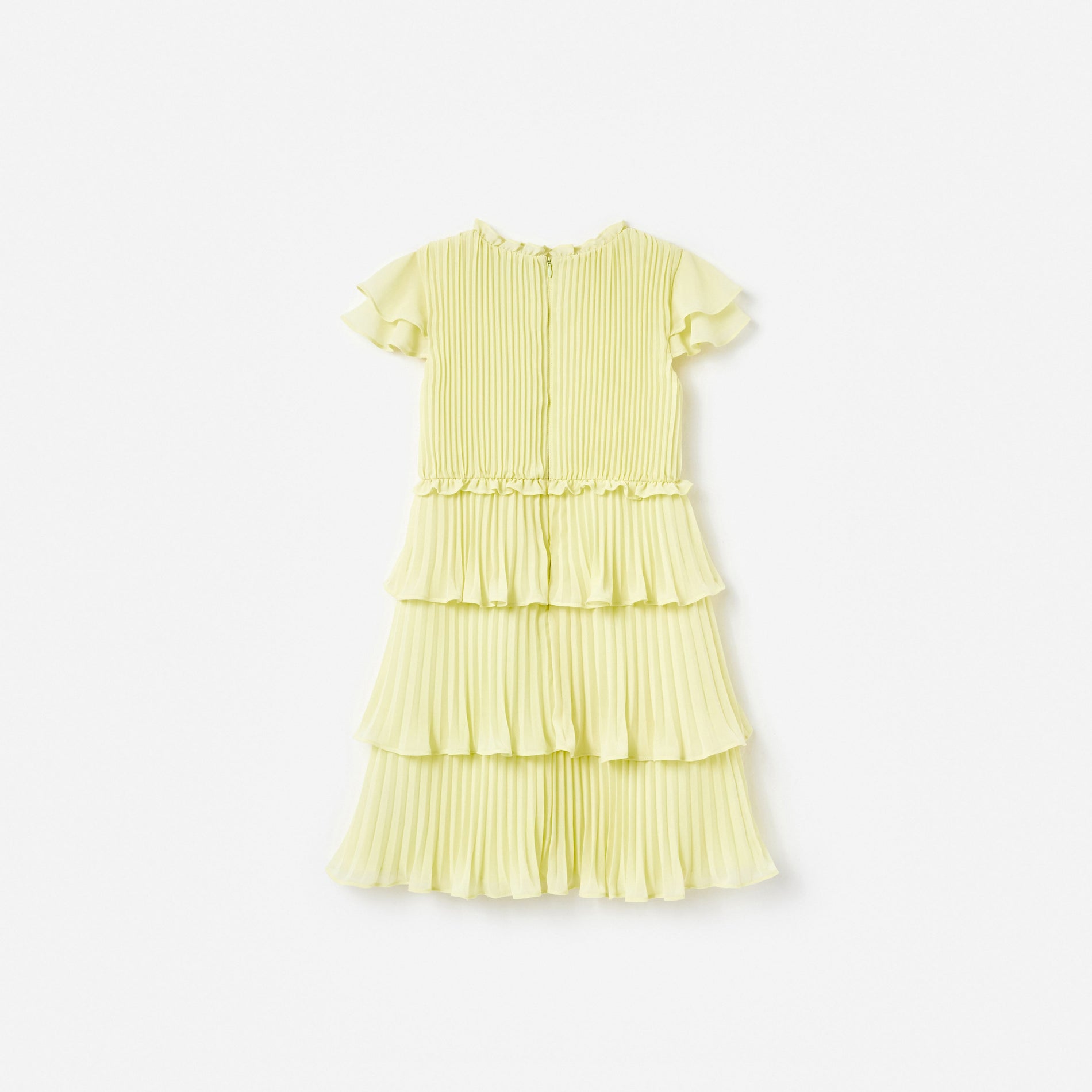 Yellow Chiffon Dress