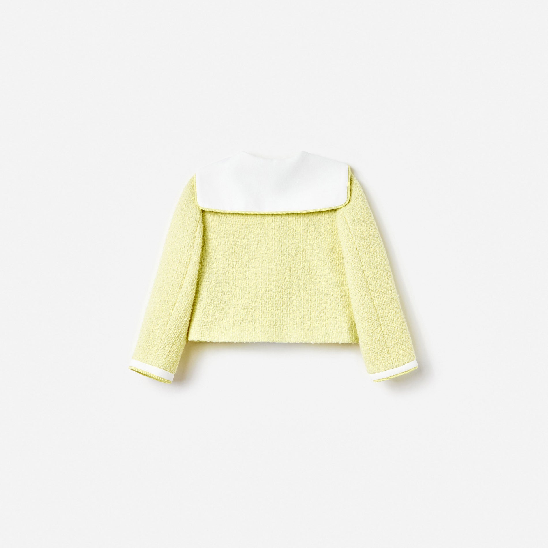 Yellow Boucle Jacket