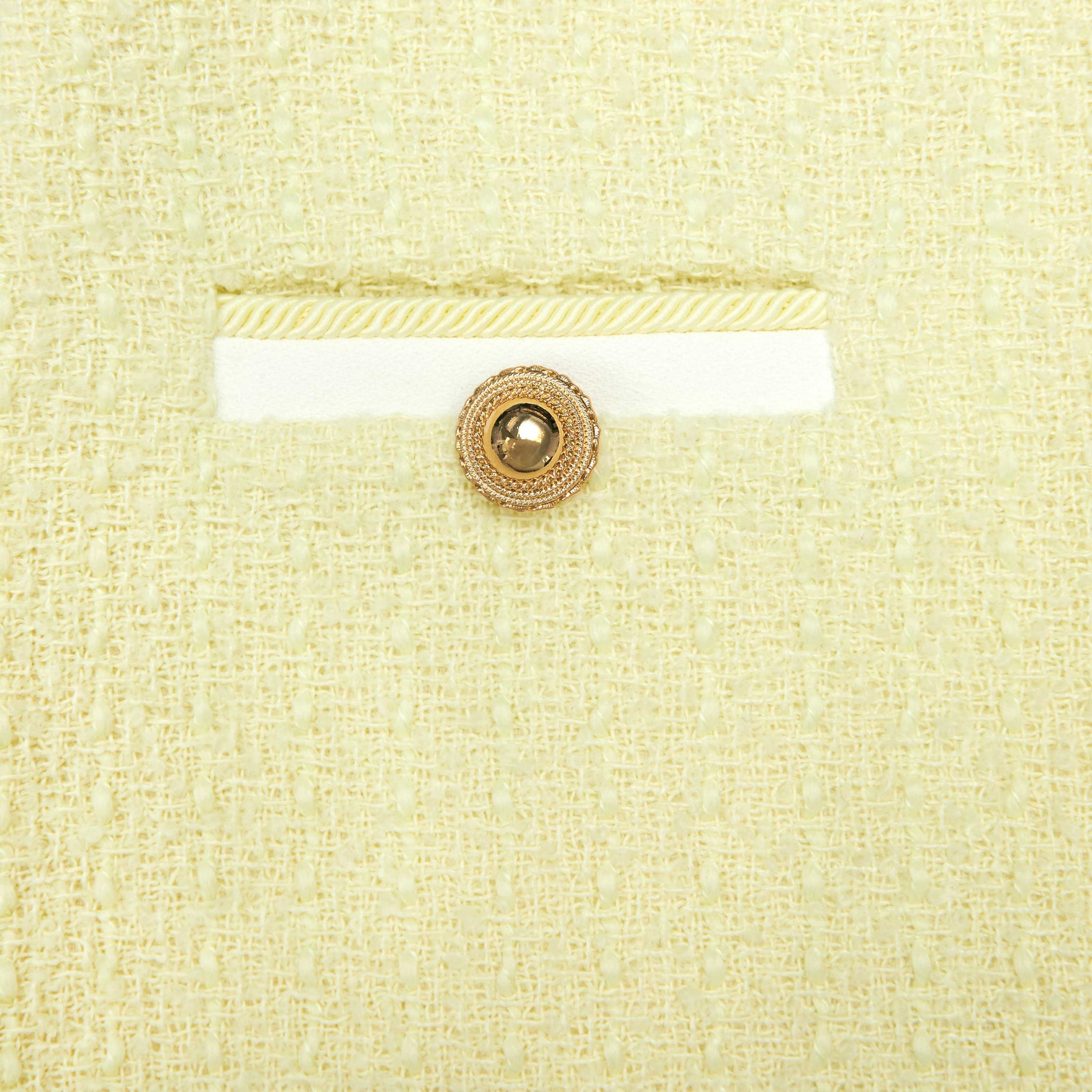 Yellow Boucle Skirt
