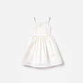 White Cotton Broderie Dress