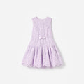 Lilac Sleeveless Lace Dress