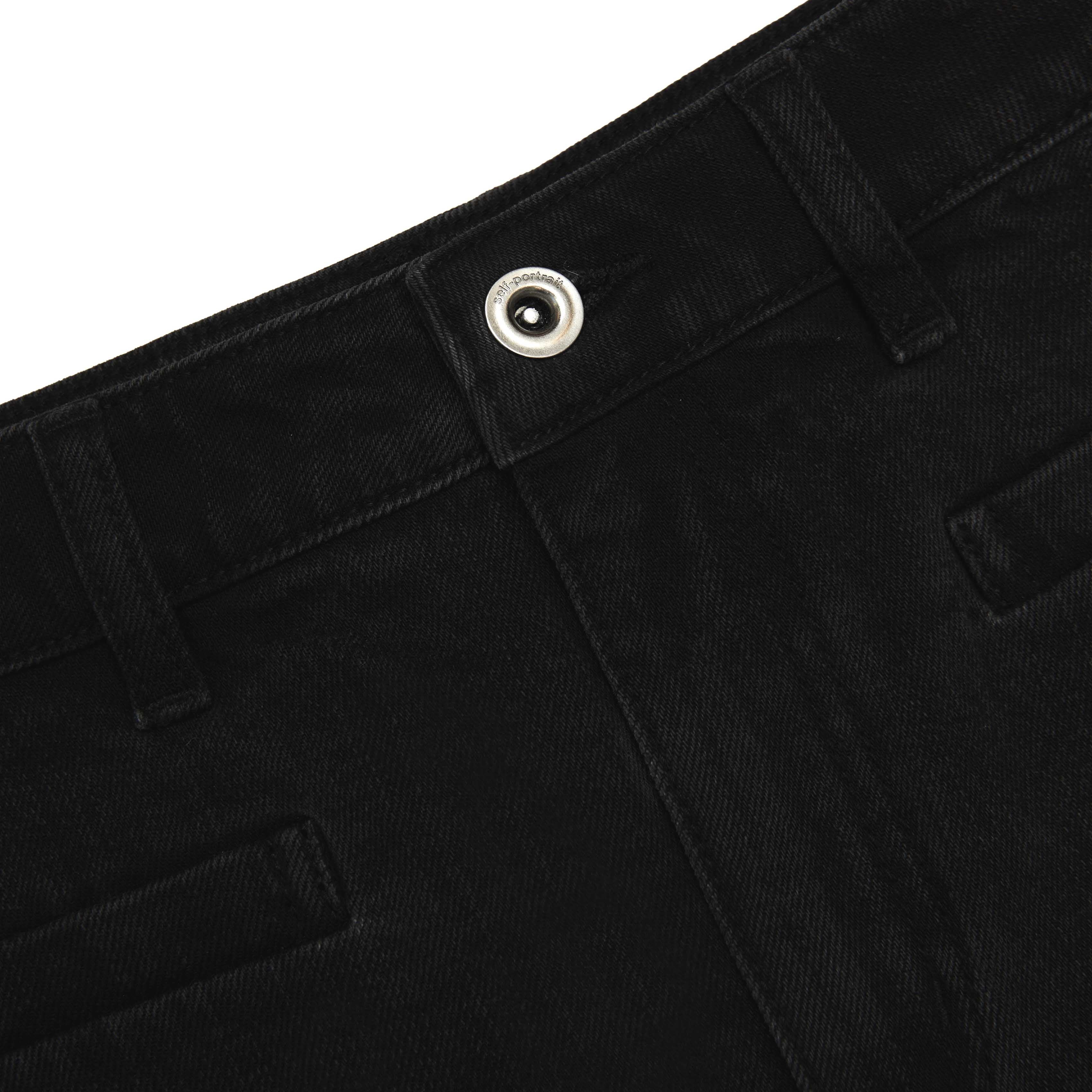 Black Denim Shorts